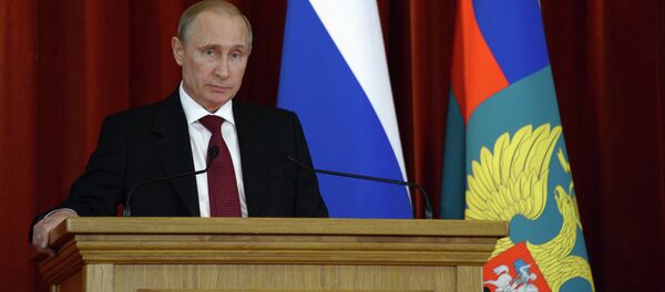 Vladimir Putin meets with Russian ambassadors - Sputnik International