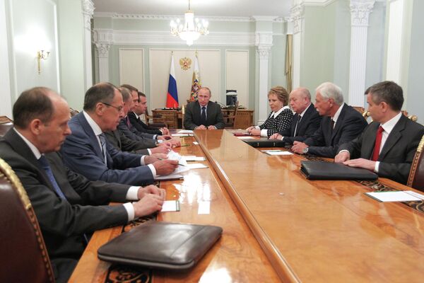 Vladimir Putin chairs Secuirty Council meeting - Sputnik International