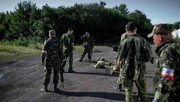 Donbass people's militia (Archive) - Sputnik International