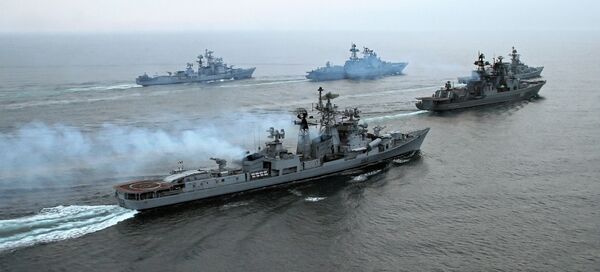 Joint Russian-Indian naval exercise in the Sea of Japan (Archive) - Sputnik International