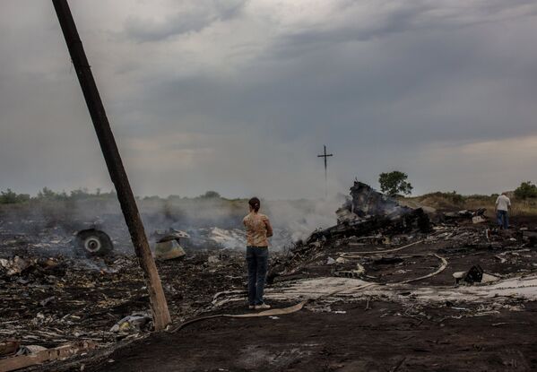 Malaysia Airlines Boeing Crashes in Ukraine - Sputnik International