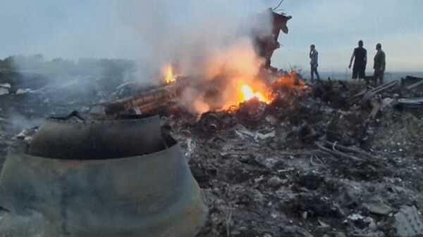 Crash site of Malaysian Boeing 777 in Ukraine - Sputnik International