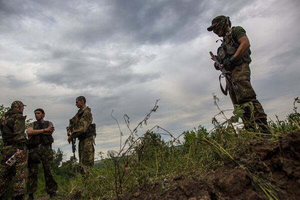 People’s Republic of Donetsk self-defence forces - Sputnik International