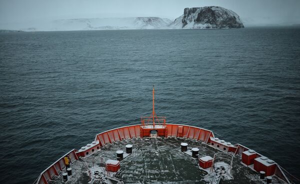 Franz Josef Land in the Arctic Ocean. - Sputnik International