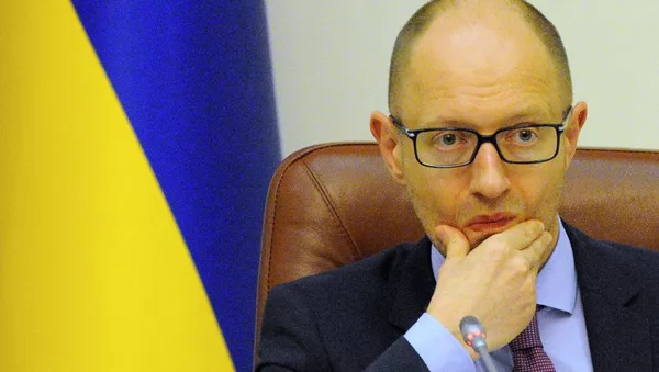 Ukrainian Prime Minister Arseny Yatsenyuk - Sputnik International