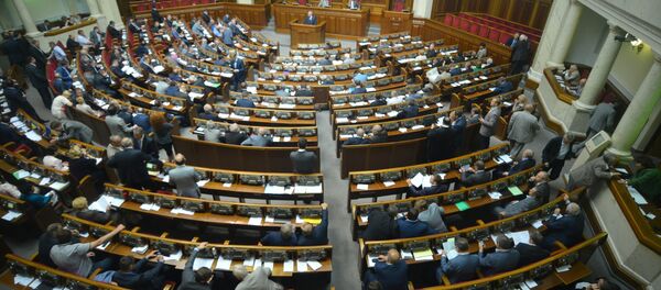 Ukrainian parliament said it would debate a bill cancelling the country’s non-alignment status during the next session. Ukrainian parliament said it would debate a bill cancelling the country’s non-alignment status during the next session. - Sputnik International