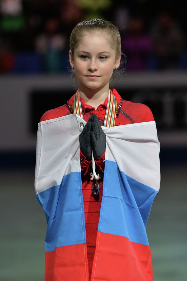Russian Olympic champion Julia Lipnitskaia - Sputnik International