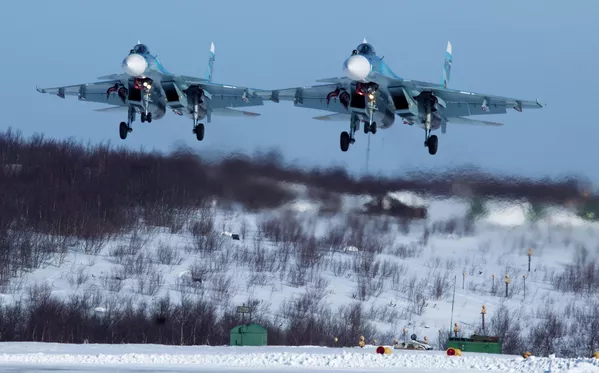 The Sukhoi Su-33 carrier-based air defence fighter - Sputnik International