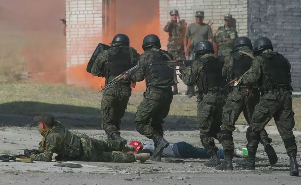 Enduring Brotherhood 2014: CSTO Peacekeeping Exercises in Kyrgyzstan Enduring Brotherhood 2014: CSTO Peacekeeping Exercises in Kyrgyzstan - Sputnik International