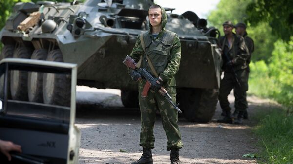 Ukrainian government soldiers - Sputnik International