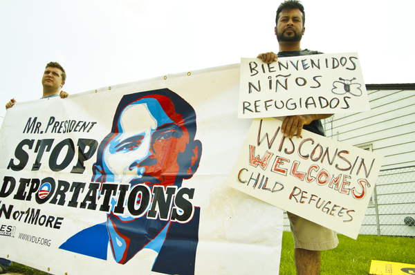 People hold rally, asking president Obama stop deportation - Sputnik International