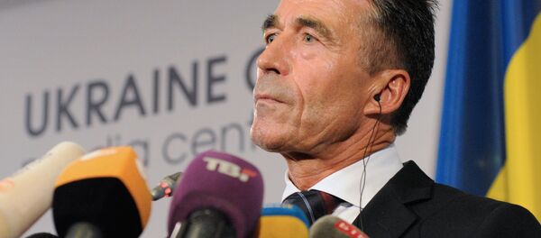 Press briefing by NATO Secretary General Anders Fogh Rasmussen in Kiev Press briefing by NATO Secretary General Anders Fogh Rasmussen in Kiev - Sputnik International