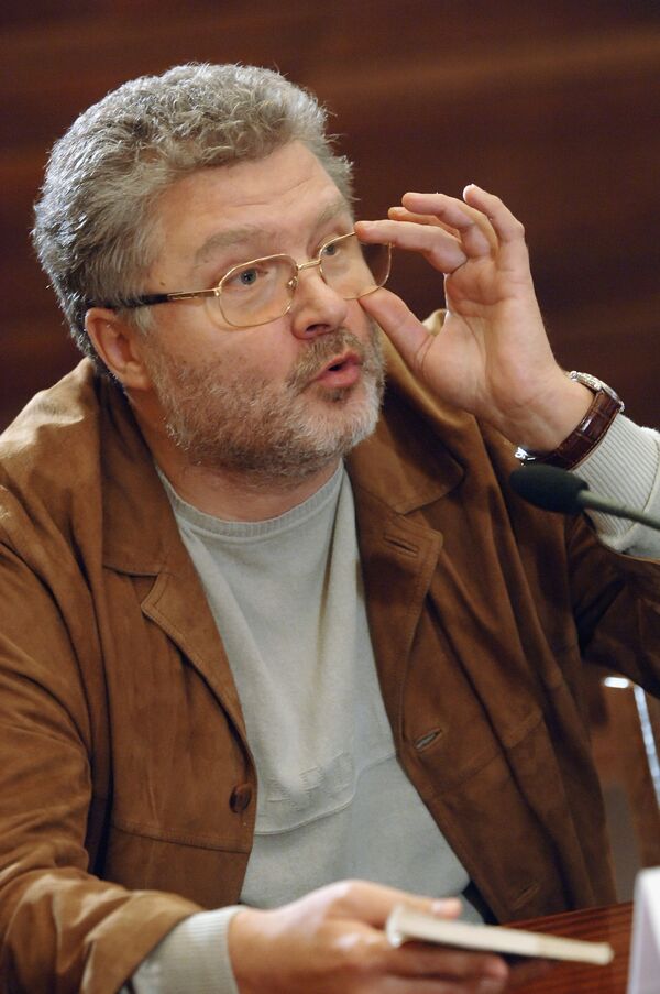 Russian writer Yuri Polyakov, the chief editor Literaturnaya Gazeta - Sputnik International