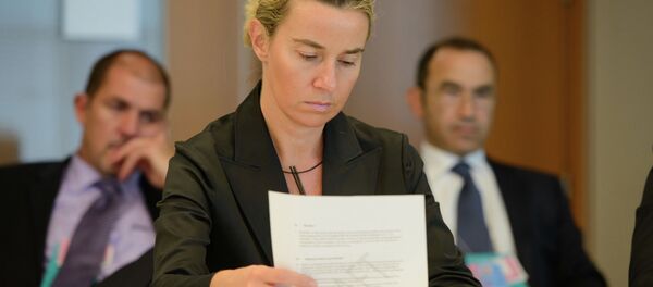 EU High Representative for Foreign Affairs and Security Policy Federica Mogherini has agreed to impose new sanctions against Crimea Wednesday to target Russian Black Sea oil and gas exploration, according to PressTV. EU High Representative for Foreign Affairs and Security Policy Federica Mogherini has agreed to impose new sanctions against Crimea Wednesday to target Russian Black Sea oil and gas exploration, according to PressTV. - Sputnik International