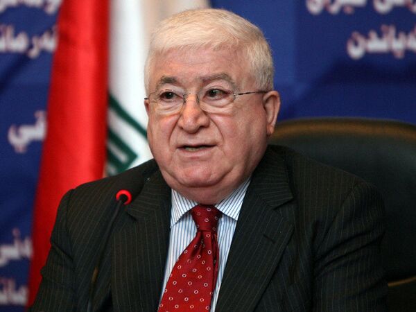 Iraqi President Fuad Masum says new government should be able to conquer terrorism - Sputnik International