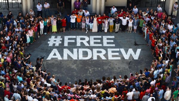 #FreeAndrew. Actions in Support of the Photojournalist Stenin - Sputnik International