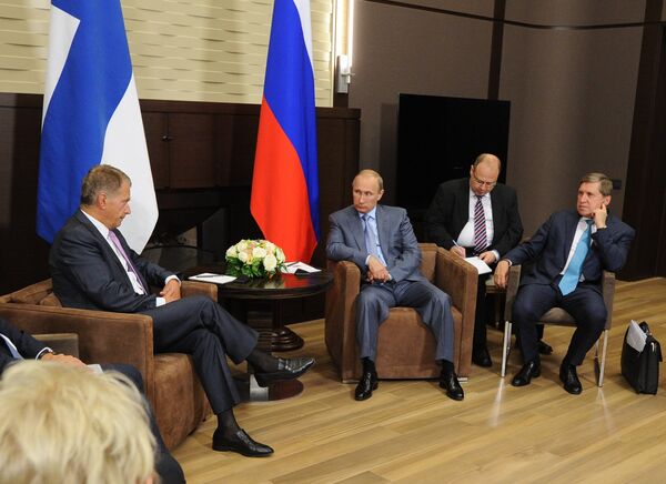 Vladimir Putin meets with President of Finland - Sputnik International