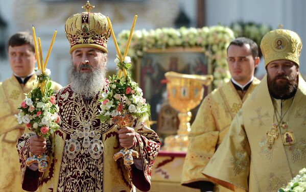 Metropolitan Onufriy Enthroned as Head of Ukrainian Orthodox Church - Sputnik International