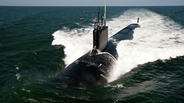 The Virginia-class fast-attack submarine USS California - Sputnik International