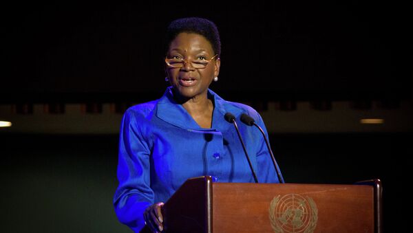 UN Under-Secretary-General and Emergency Relief Coordinator Valerie Amos described to the UN Security Council abuses by the government and armed opposition groups - Sputnik International