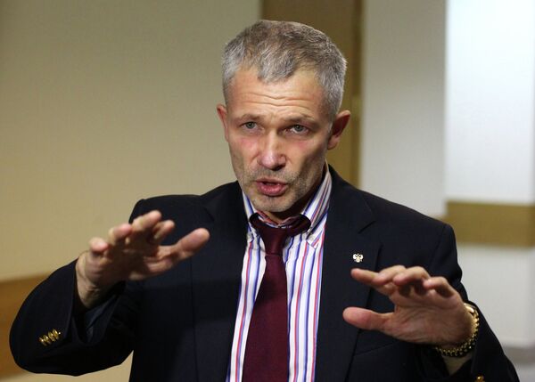 Head of the Moscow department of the Russian Red Cross Igor Trunov. - Sputnik International