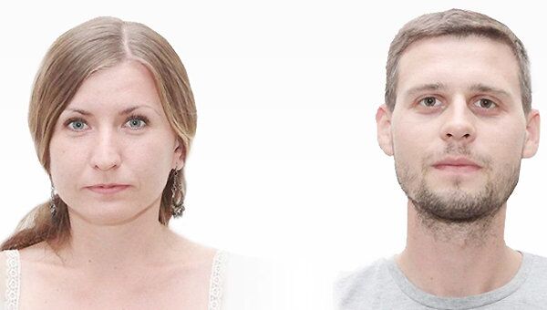 Two Russian Journalists of the Crimean Telegraph newspaper, Evgeniya Koroleva and Maxim Vasilenko, who got missing in Ukraine. - Sputnik International