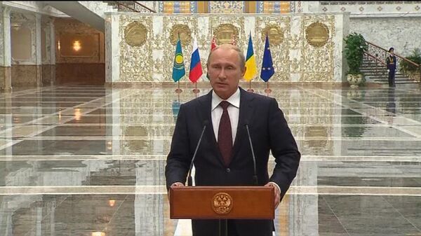 Putin Reviews Details About Minsk Meeting With Poroshenko - Sputnik International