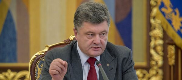 Ukrainian President Petro Poroshenko Ukrainian President Petro Poroshenko - Sputnik International