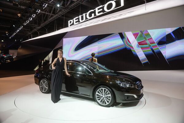 Peugeot 508 at Moscow International Motor Show 2014 - Sputnik International