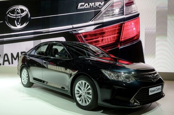 Toyota Camry at Moscow International Motor Show 2014 - Sputnik International