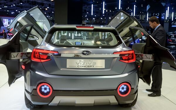 Subaru Viziv 2 concept at Moscow International Motor Show - Sputnik International