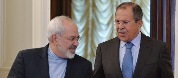 Russian Foreign Minister Sergei Lavrov (right) and Iranian Foreign Minister Mohammad Javad Zarif Russian Foreign Minister Sergei Lavrov (right) and Iranian Foreign Minister Mohammad Javad Zarif - Sputnik International