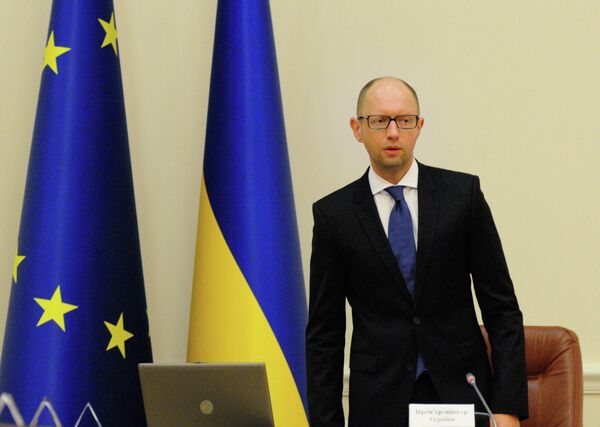 On Friday, Ukraine’s Prime Minister Arseniy Yatsenyuk introduced legislation to the country’s parliament to renew its path to becoming a member of NATO. - Sputnik International