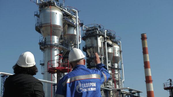 Moscow Gazprom Oil refinery facility - Sputnik International