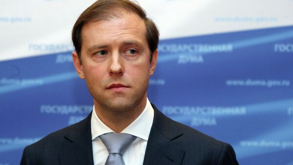 Russian Minister of Industry and Trade Denis Manturov. - Sputnik International