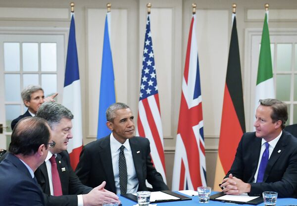 NATO summit in Wales in September, 2014 showed that NATO is unlikely to incorporate Ukraine in the nearest future. - Sputnik International