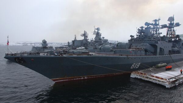 The Severomorsk large anti-submarine ship - Sputnik International