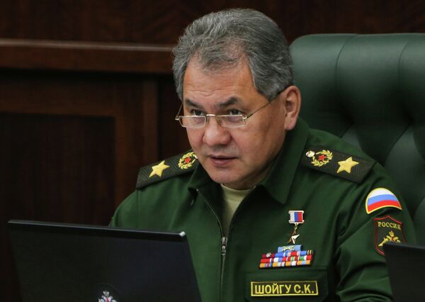 Russian Defense Minister Sergei Shoigu said Thursday in a conference call with the top military brass of the Armed Forces that in the Middle East highlight that the threat of chemical and biological weapons use remained prevalent. - Sputnik International