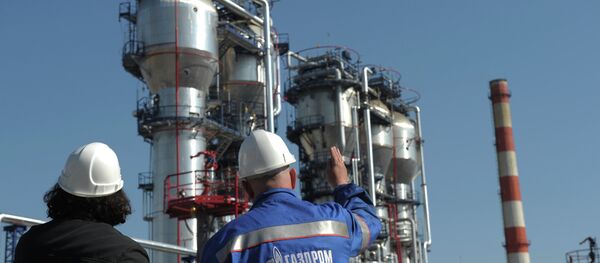 Moscow Gazprom Oil refinery facility - Sputnik International