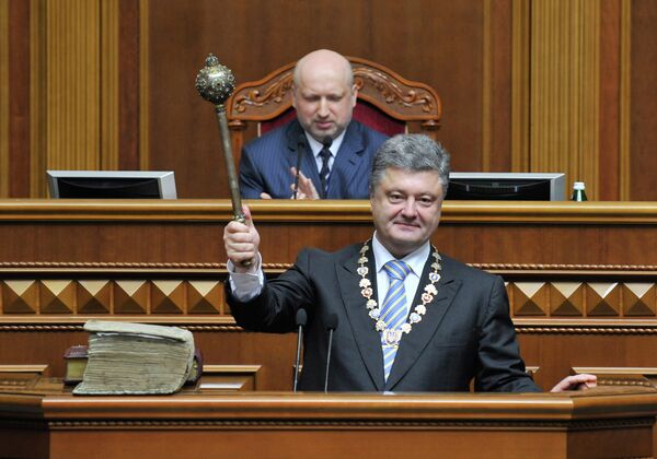 Petro Poroshenko: 100 Days of Chocolate Mogul Presidency - Sputnik International