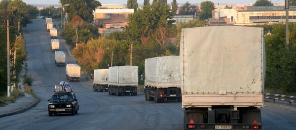 Russia is preparing a new humanitarian aid convoy to be delivered to eastern Ukraine’s Donetsk and Luhansk regions Russia is preparing a new humanitarian aid convoy to be delivered to eastern Ukraine’s Donetsk and Luhansk regions - Sputnik International