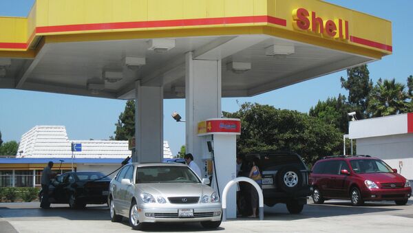 Gas Station of Shell concern. - Sputnik International