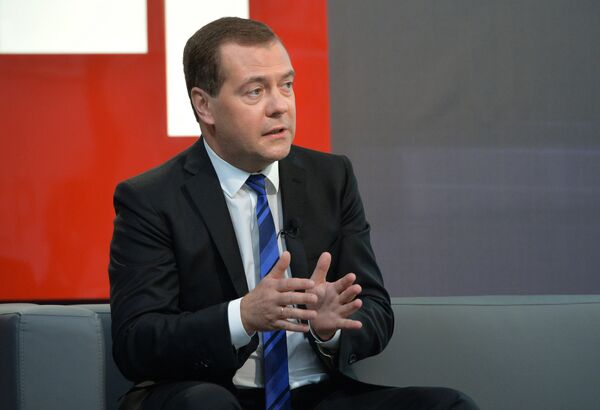 Russian Prime Minister Dmitry Medvedev says that Russia intends to develop its “mutually beneficial” strategic relationships with China. - Sputnik International