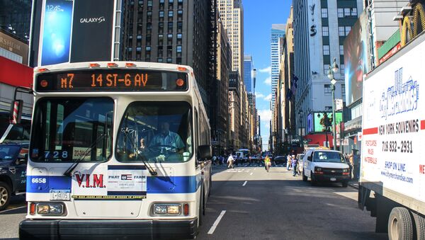 New York City bus on 7th Avenue - Sputnik International