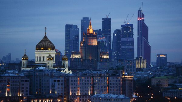 ‘Eye of Sauron’ installation on the roof of one of the Moscow City skyscrapers has been canceled after criticism from the Russian Orthodox Church - Sputnik International