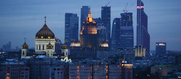‘Eye of Sauron’ installation on the roof of one of the Moscow City skyscrapers has been canceled after criticism from the Russian Orthodox Church - Sputnik International