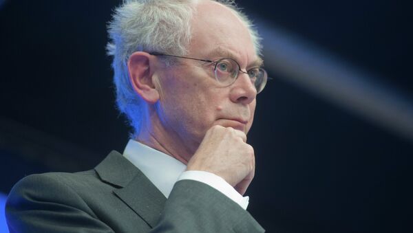 Herman Van Rompuy, president of the European Council, confirmed Friday he will finish his political career on December 1. - Sputnik International