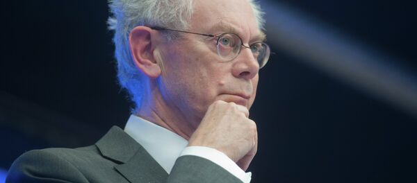Herman Van Rompuy, president of the European Council, confirmed Friday he will finish his political career on December 1. Herman Van Rompuy, president of the European Council, confirmed Friday he will finish his political career on December 1. - Sputnik International