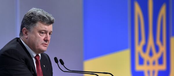 News conference with Ukrainian President Petro Poroshenko in Kiev - Sputnik International