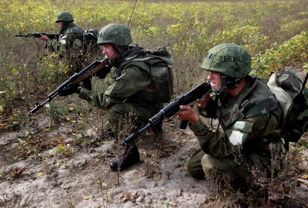 Russian armed forces of the Eastern Military District during Vostok-2014 military drills in Russia's Far East. - Sputnik International
